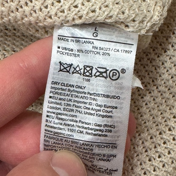 Banana Republic - Tan/Beige Casual Button Down, Boho Beachy Shirt - Picture 3 of 3